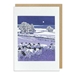 Snowy beach Kings & Flocks by Night Notecard Wallets - NL113