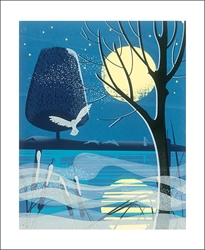 Moonlight Hares Blank Card 