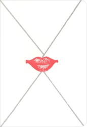 Red Lips Love Card 