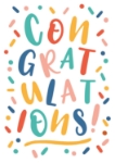 Congratulations Confetti Card