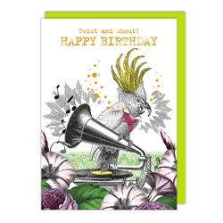 Cockatoo Birthday Card 