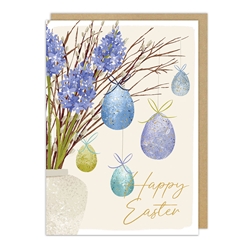 Eggs on Branches Easter Card 