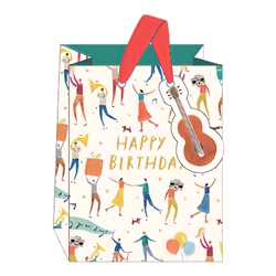Music Birthday Medium Gift Bag 