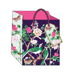 Flower and Bird Small Bag