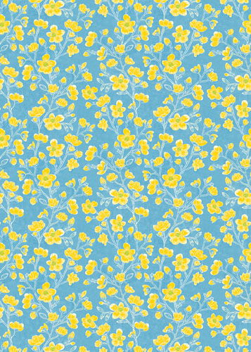 Yellow Blossoms Sheet Wrap