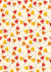 Heart Lollipop Sheet Wrap