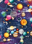 Single Sheet Giftwrap Cosmos