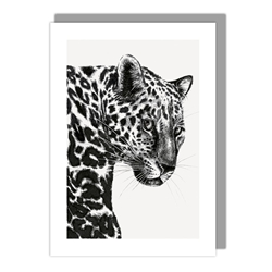 Leopard Blank Card 