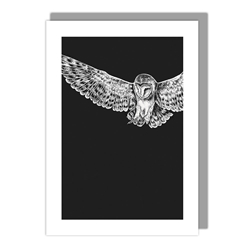 Barn Owl Blank Card 
