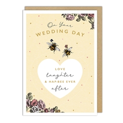 Bees Ever Wedding Card 