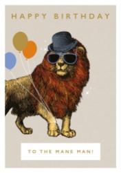 Lion Birthday Card