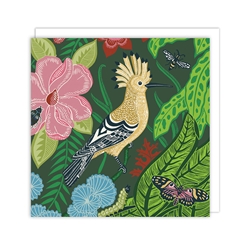 Bird and Bugs Blank Card 
