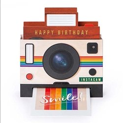 3D Camera Birthday Card 