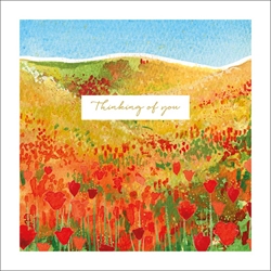 Field Thinking of You Friendship Card 