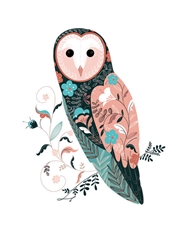 Owl Blank Card