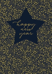 Stars - New Years Card Christmas