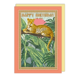 Jaguar Birthday Card 
