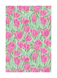 Pink Tulips Blank Card