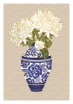 Blank Vase White Greeting Card