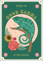 Karma Birthday Card 
