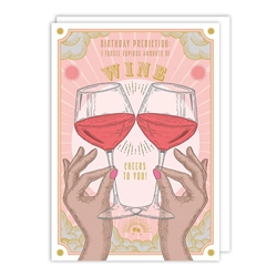 Wine Birthday Card 
