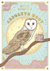 Birthday Owl Hoot Greeting Card