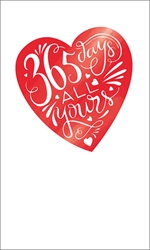 365 Days Valentines Card 
