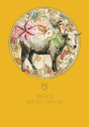 Taurus Zodiac Baby Card