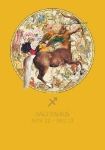Sagittarius Zodiac Baby Card