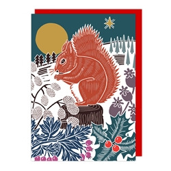 Squirrel n Snow Christmas Boxed Cards Christmas