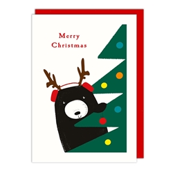 Bear Tree Christmas Boxed Cards Christmas