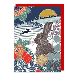 Rabbit Country Christmas Boxed Cards Christmas