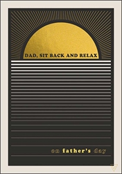 Sit Back Fathers Day Card 