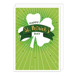 Clover St. Patricks Day Card 