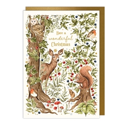 Forest Christmas Card Christmas