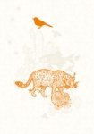 Leopard Blank Card Blank