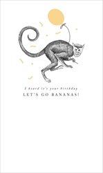 Go Bananas Birthday Card 