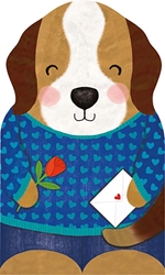 Dog Valentines Day Card 
