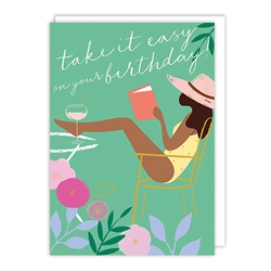Take it Easy Birthday Card 