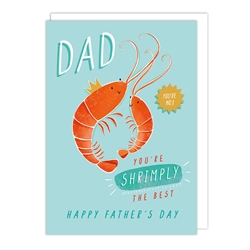 Shrimply Best Fathers Day Sard 