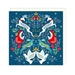 Folk Art Animals Christmas Luxury Boxed Cards - LBX088