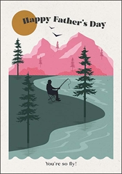 Fishing Fathers Day Card 