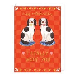 Woof You Valentines Day Card 