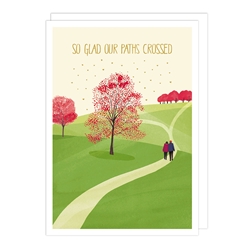 Paths Crossed Love Card 