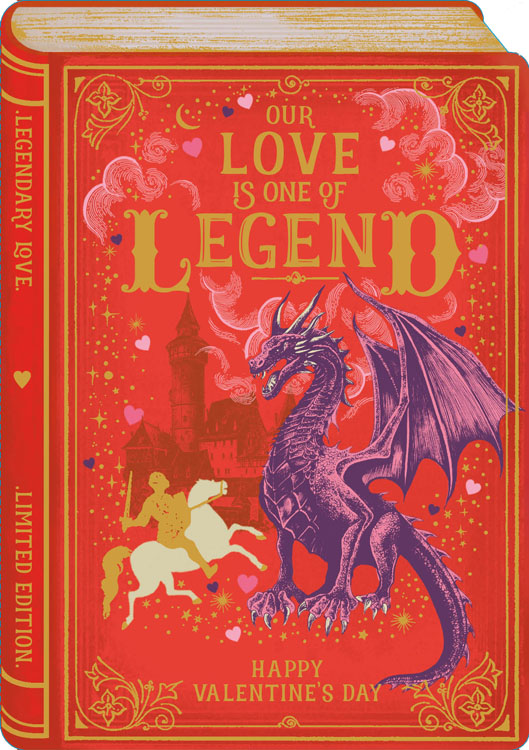 Love of Legend Storybook Valentine's Day Card