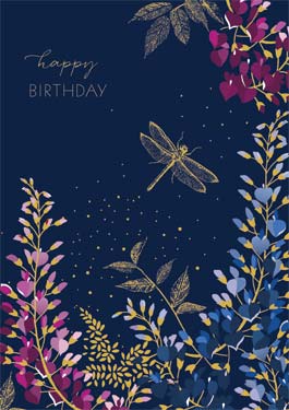 Dragonfly Birthday Card 