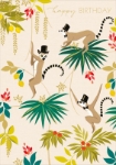 Monkey Birthday Cards 