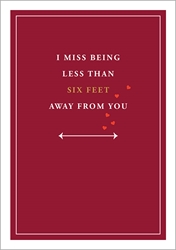 Miss Six Feet - Friendship Card 
