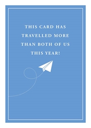 Card Has Travelled Friendship Card 