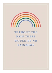 Rainbows Friendship Card 